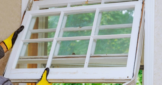 Winter window replacement