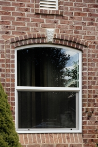 White window arched
